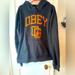 Obey OG 1989 streetwear xxl 2xl hoodie black